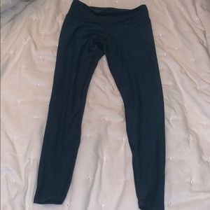 Blue athletic leggings